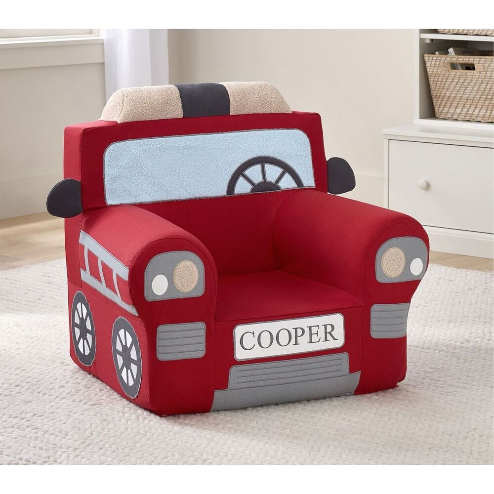Pottery Barn Kids My 1st Anywhere Fire Truck Slipcover NEW